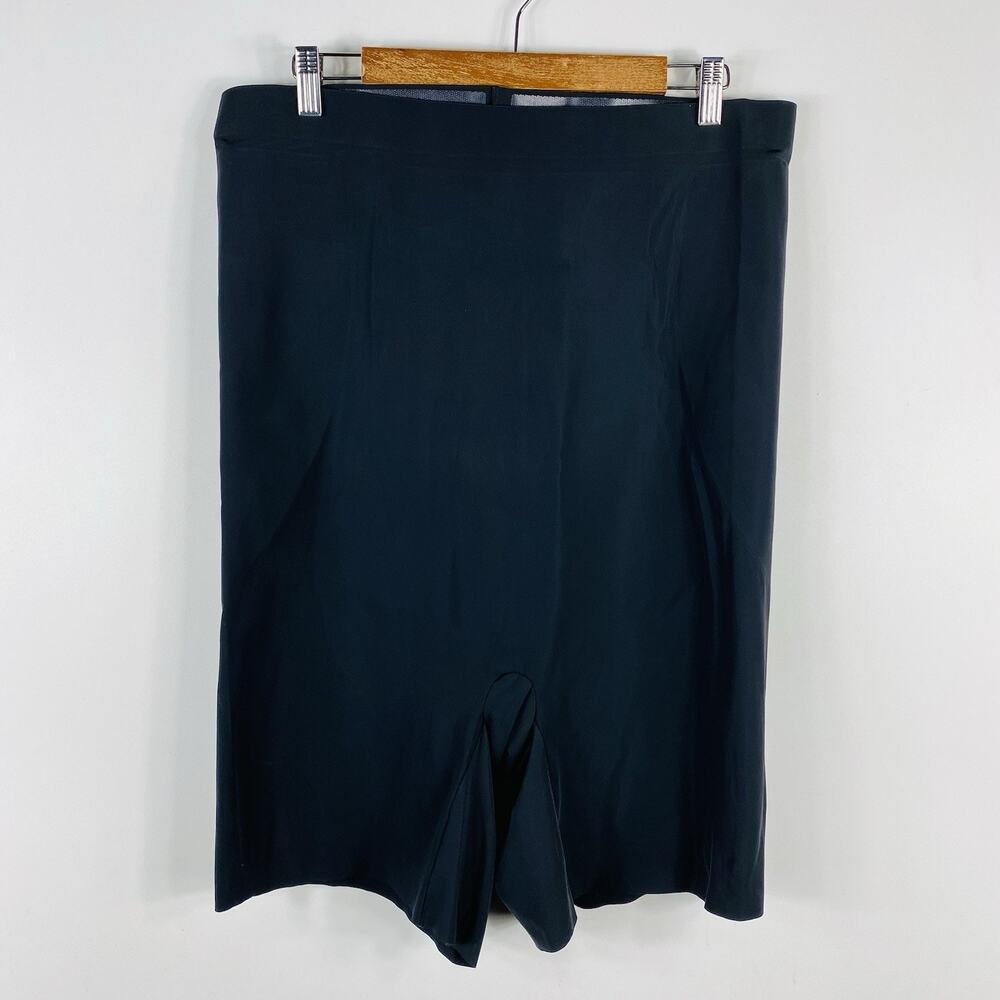 Cacique Lane Bryant Thigh Shaper Shorts 22 24 Black Ultra High-Waist